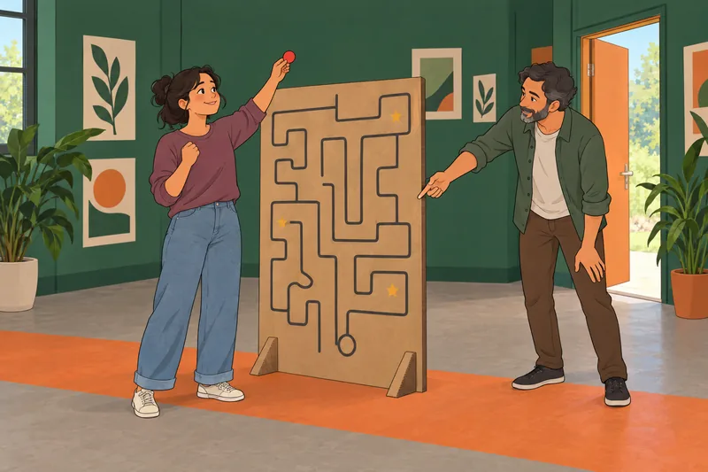 Quiz ¿Qué personaje resuelve un laberinto.