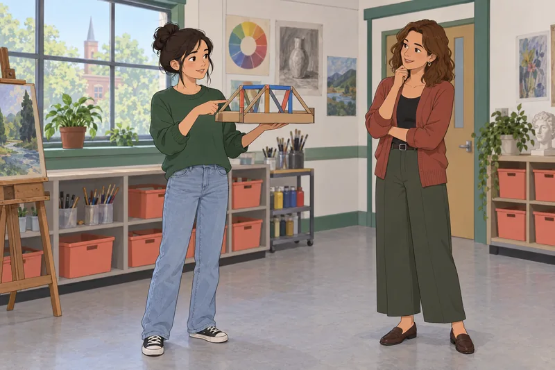 What Am I: A student presents a project.