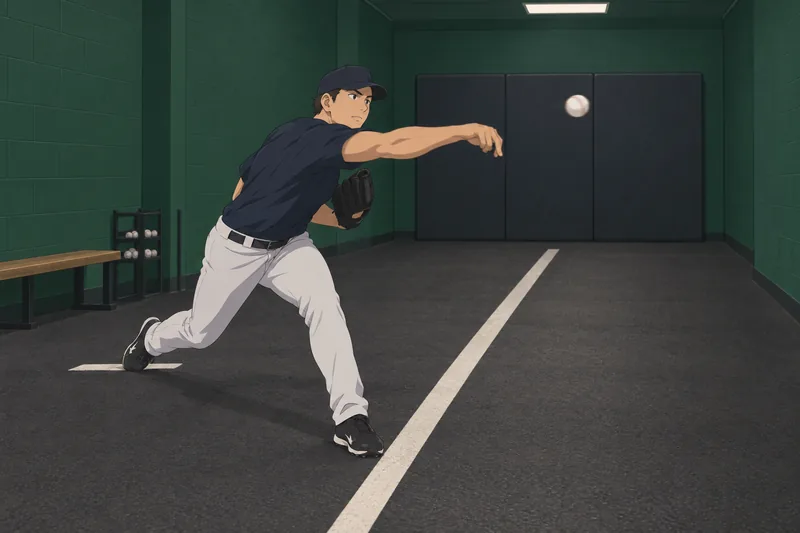 What Baseball Position is tested near the mound.