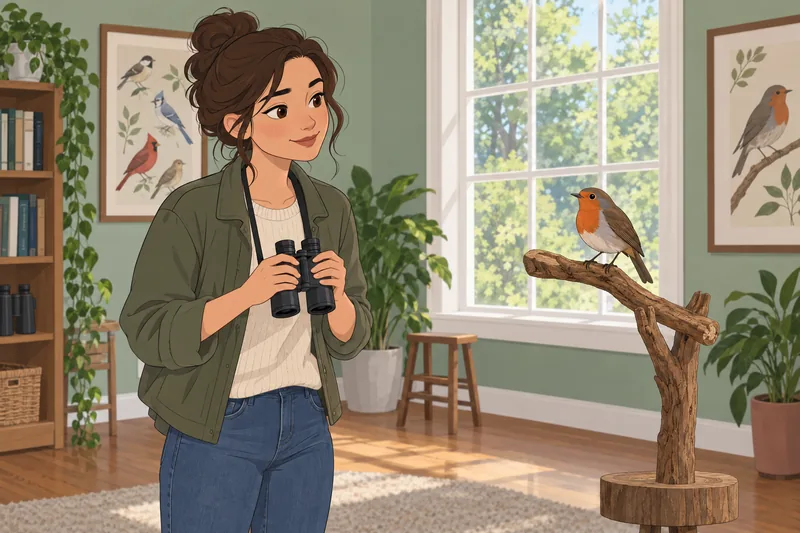 What Bird Am: a robin observed in class.