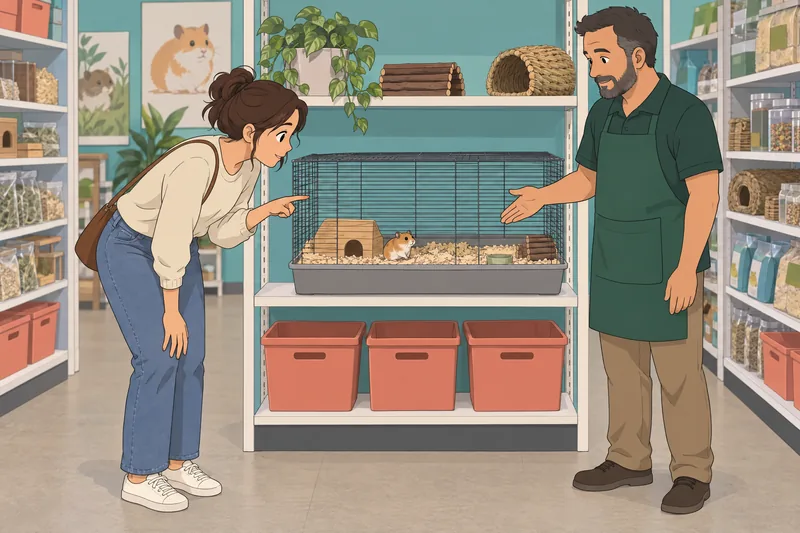 What Breed of owner compares a hamster habitat.