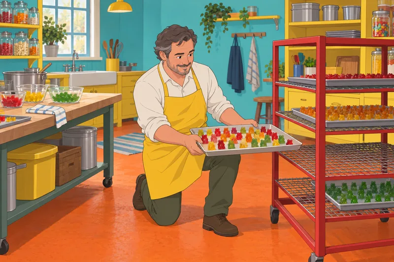 What Candy Am? Gummy bears spark playful focus.