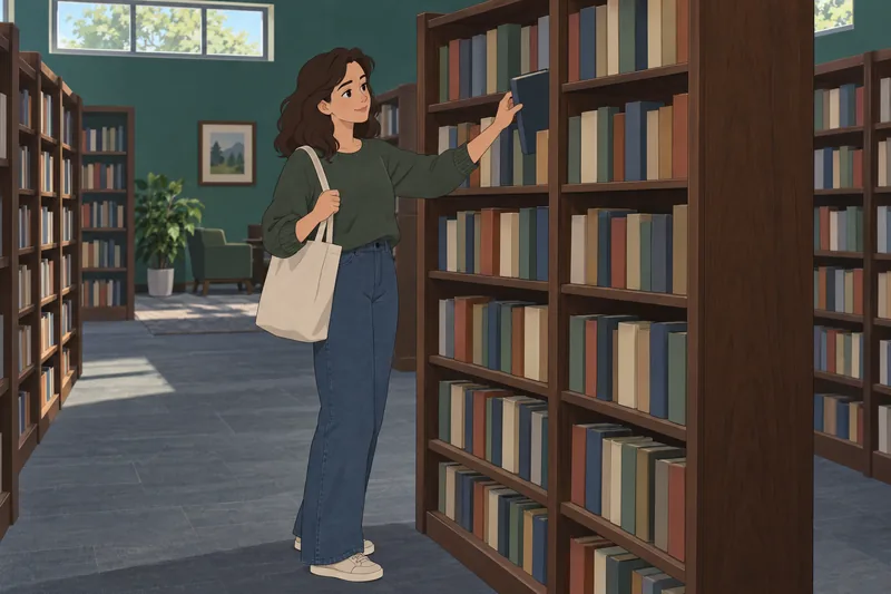 What Classic Book waits on the library shelf.