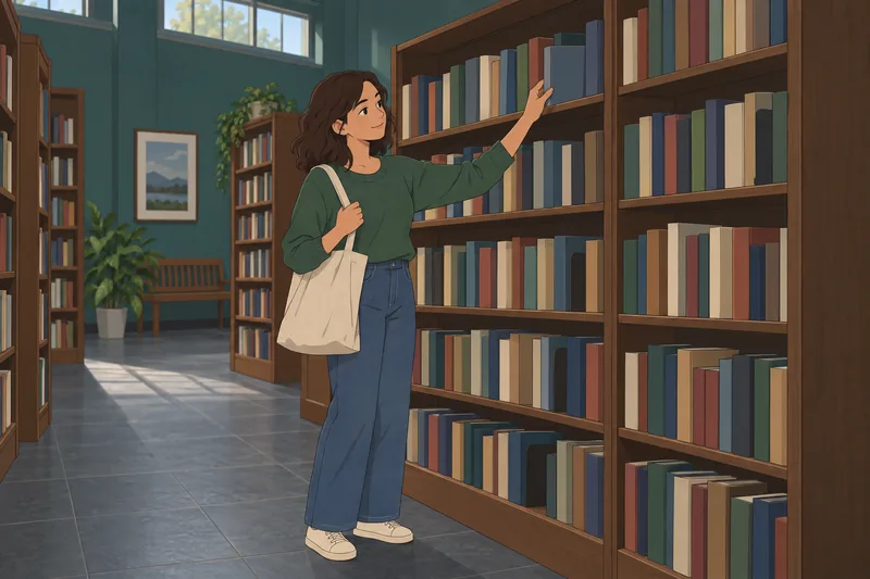 El cuestionario ¿Qué libro espera en la estantería?