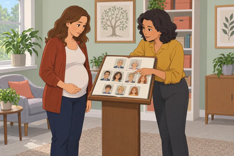 What Color Hair: family album consultation.