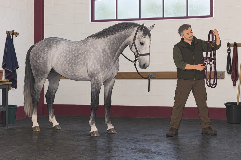 What Colour Suits the plum bridle.