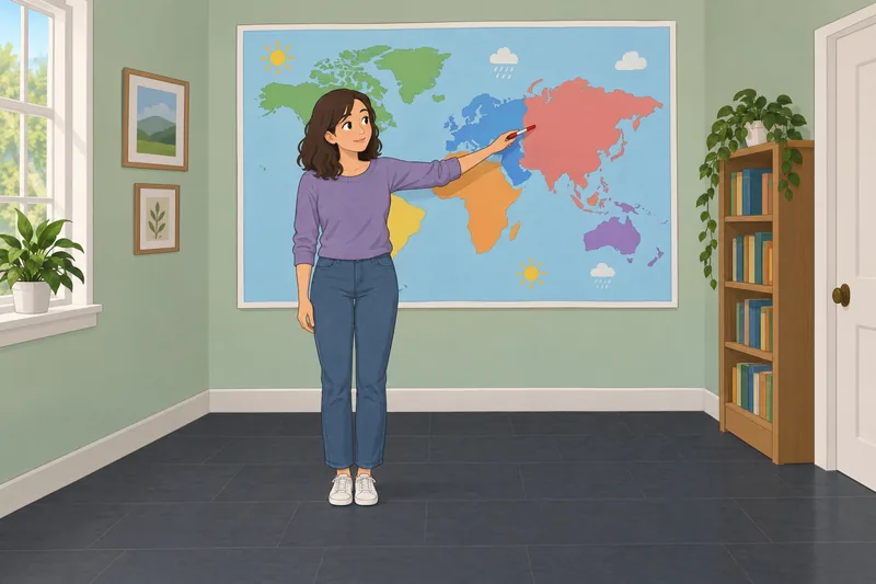 cuestionario ¿A qué: estilos ante un mapa.