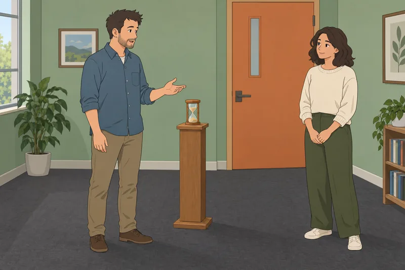 What Dating App scene shows conversation pace.