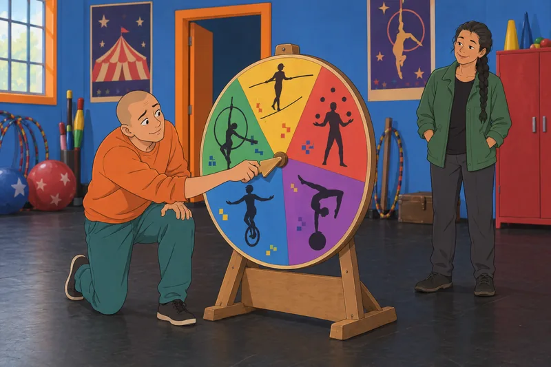 ¿Qué personaje de Digital Circus guía esta elección?