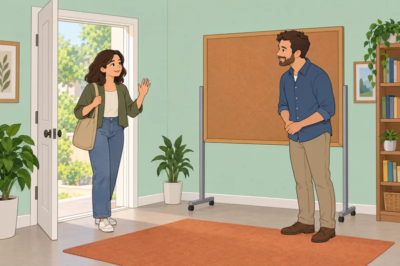 What Do People Notice at the Classroom Door?