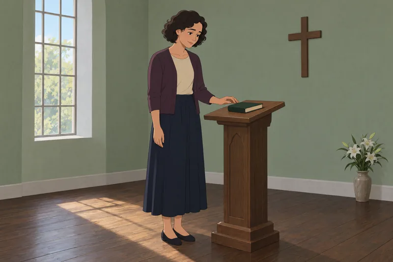 What Does God reveal? A woman prays.