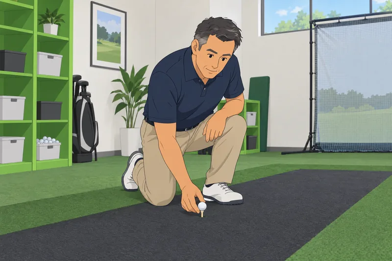 What Driver Should: golfer steadies a golf ball.