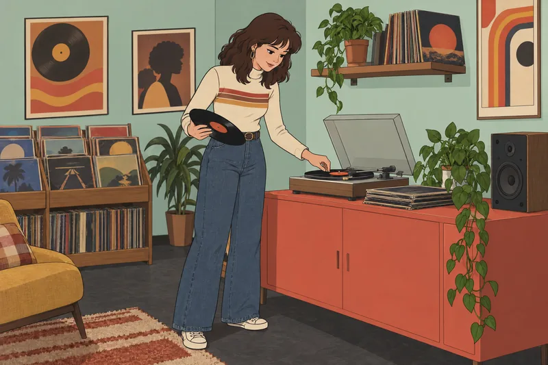 What Era Do? A vinyl record spins.