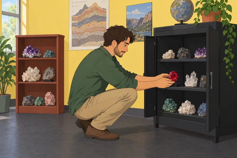 Quiz ¿Qué piedra — Un curador presenta un rubí.