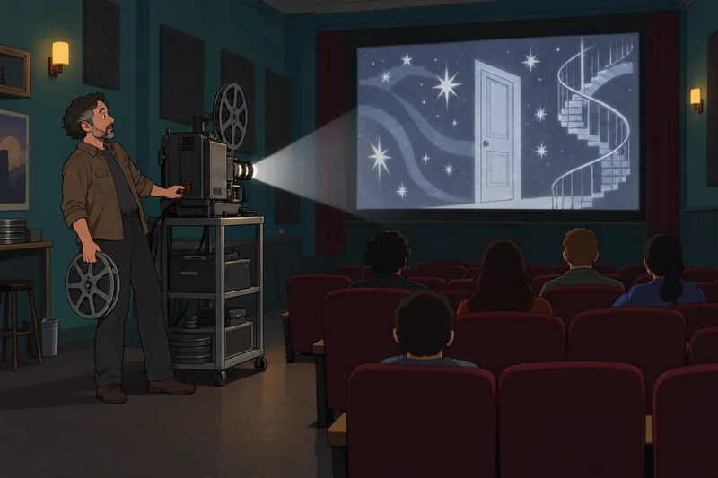El cuestionario ¿Qué género aparece junto al proyector.
