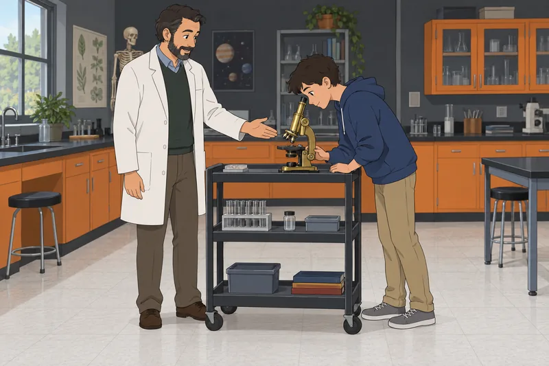 What Grade Should demonstrate a microscope?