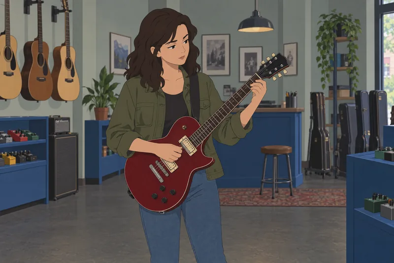 Quiz ¿Qué guitarra muestra una elección atenta.