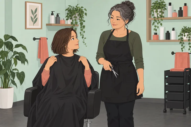 ¿Qué corte de cabello? Guía una charla.