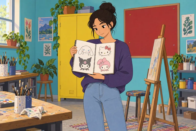 Quiz ¿Qué personaje inspira este dibujo?
