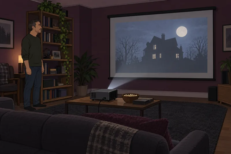 Quiz ¿Qué película aparece junto a un proyector.