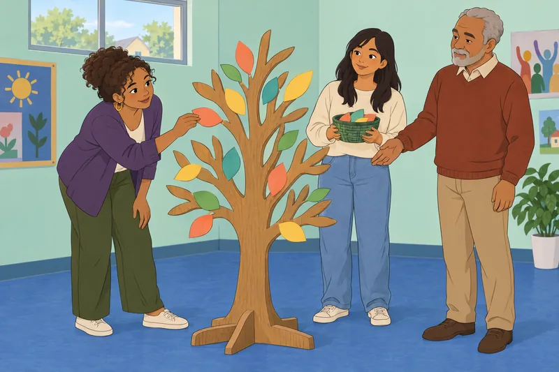 What Human Am: relatives build a family tree.