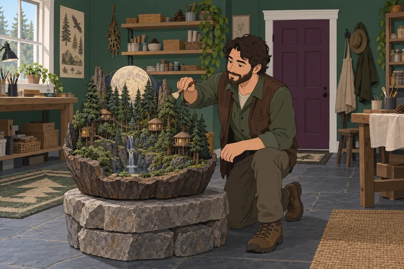 What Is My forest model invites quiet reflection.