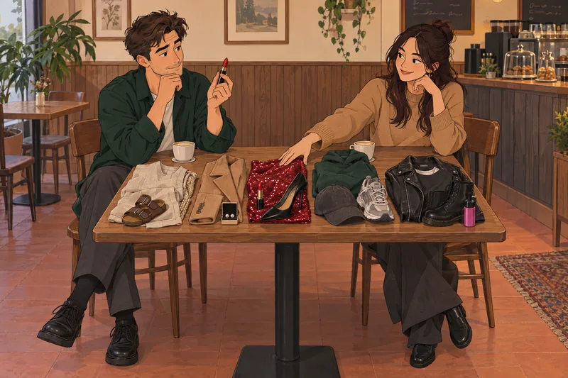 My Type of Girl: lipstick at the café