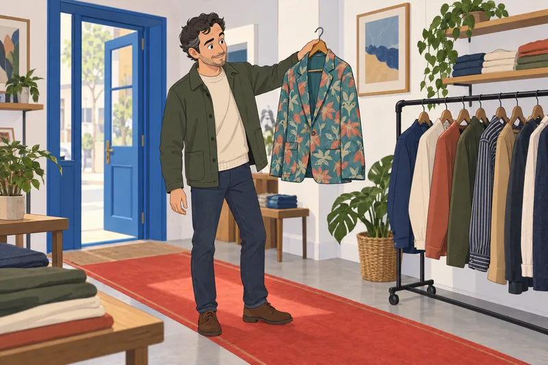 What Is My style meets a patterned jacket.