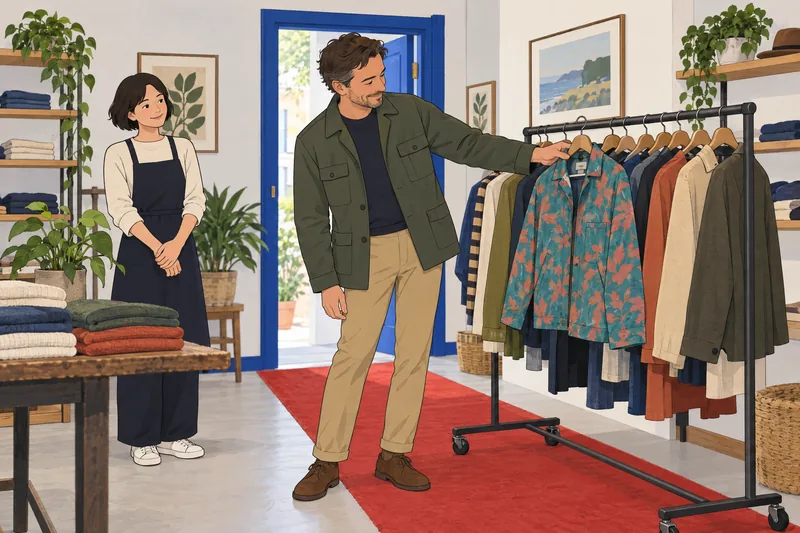 Quiz ¿Cuál es muestra una chaqueta estampada.