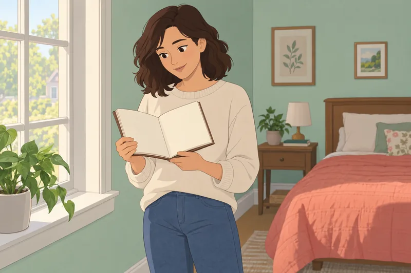 Quiz ¿Cuál es mi patrón? Mujer abre cuaderno.