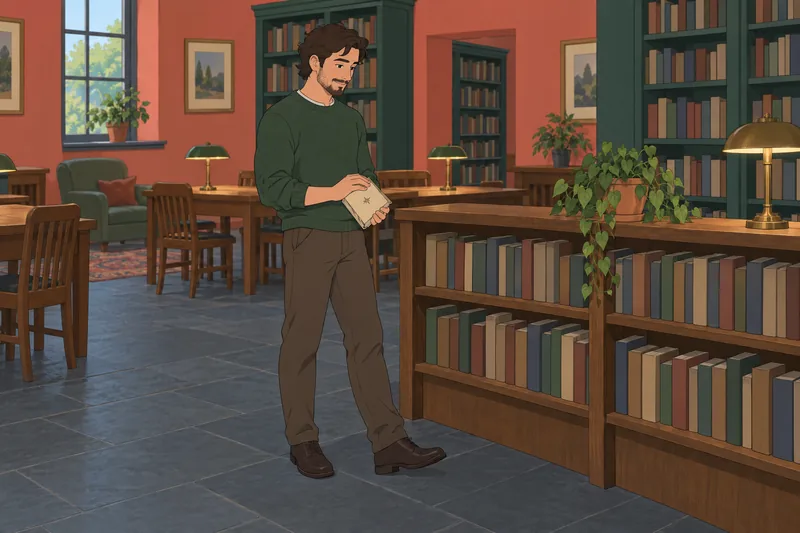 Participante observa “Quiz ¿Cuál es” un libro estelar.