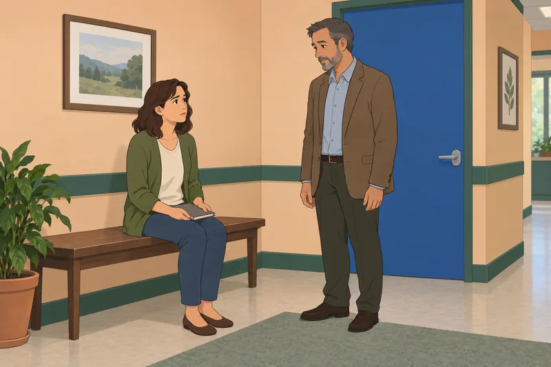 Emotional Type Questionnaire appears beside a closed door.