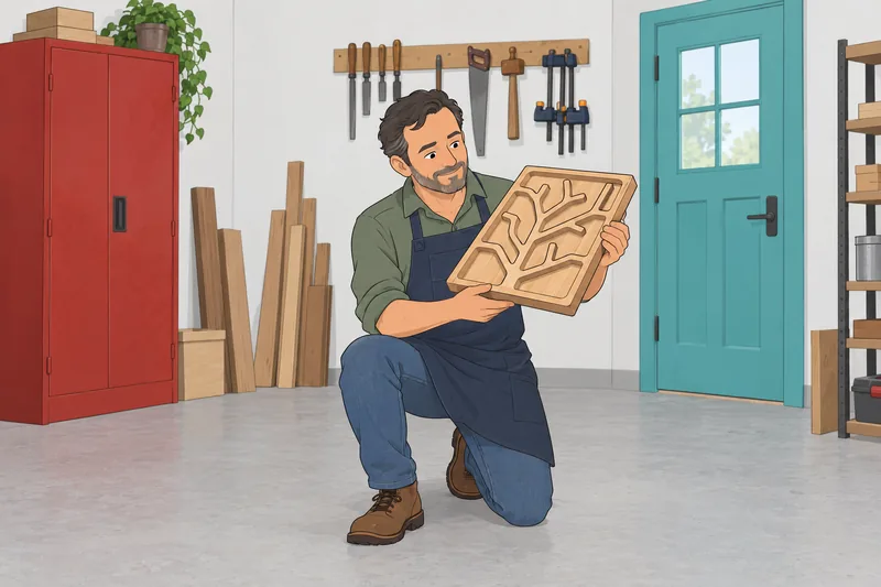 Mindset Type Questionnaire: Man weighs a wooden maze.