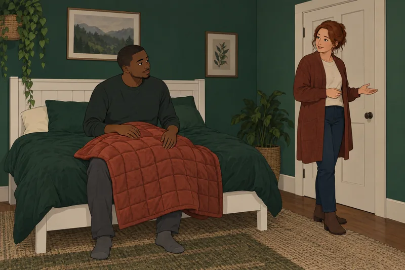What Kind of comfort does this blanket suggest.