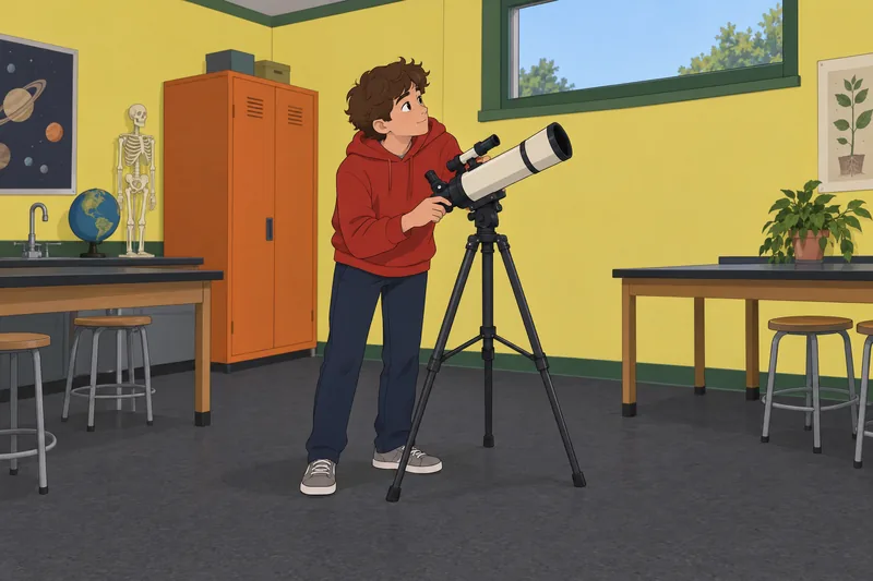 Quiz ¿Qué tipo explora con un telescopio.