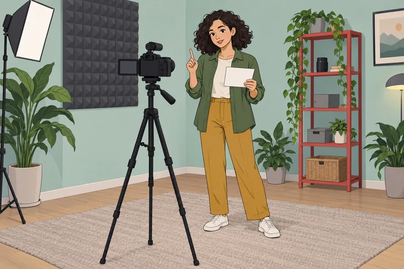 What Kind of — creator tests a tripod camera.