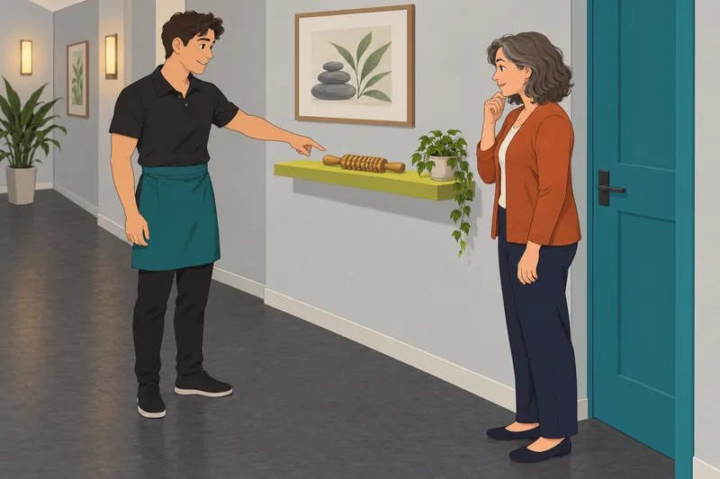 What Massage Should fits a quiet spa hallway.