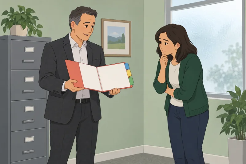 What Mortgage Is shown in a bank consultation.