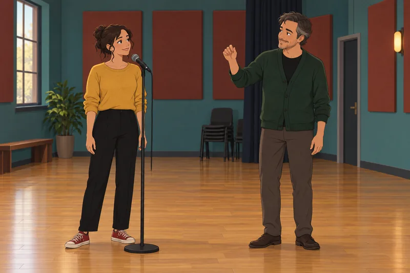 Quiz ¿Qué musical muestra un ensayo escénico.