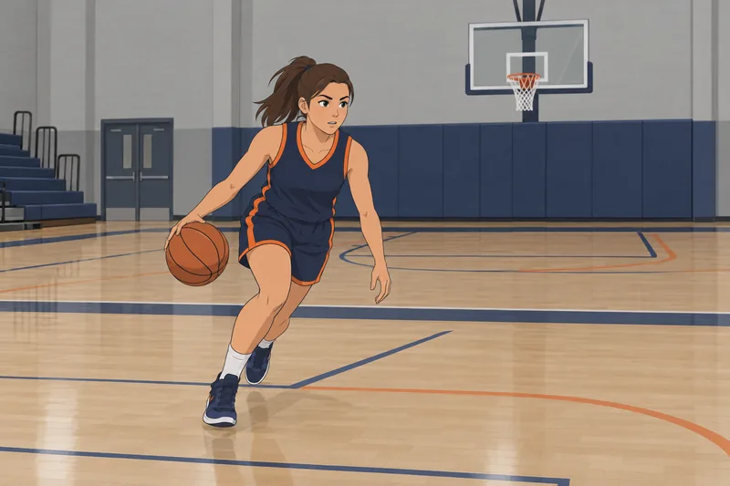 What NBA Player: a guard attacks the hoop.