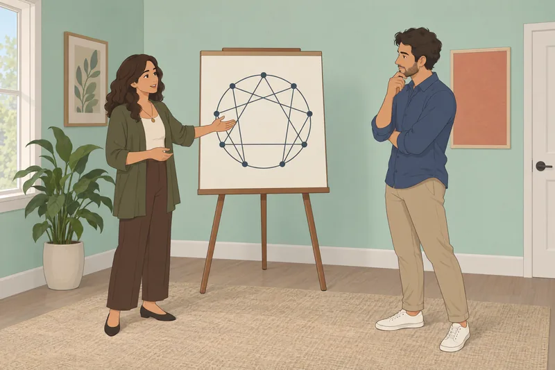 What Number Am reflection beside the Enneagram emblem.