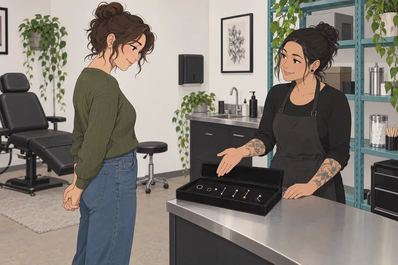 Quiz ¿Qué piercing aclara una elección visible.