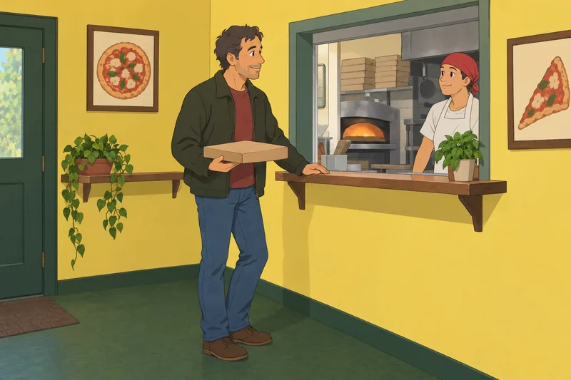 ¿Qué pizza soy? muestra una caja de pizza.