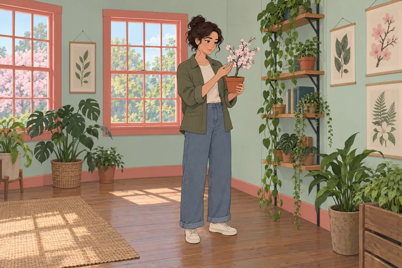 What Plant Am Quiz: visitor chooses a blossom.