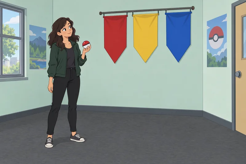 What Pokemon Go: a player chooses colors.