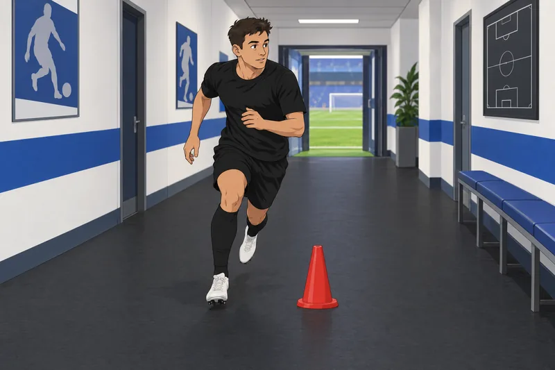 What Position Are: forward runs past a cone.
