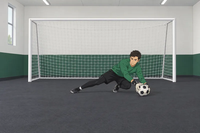 What Position Are: goalkeeper protects the net.