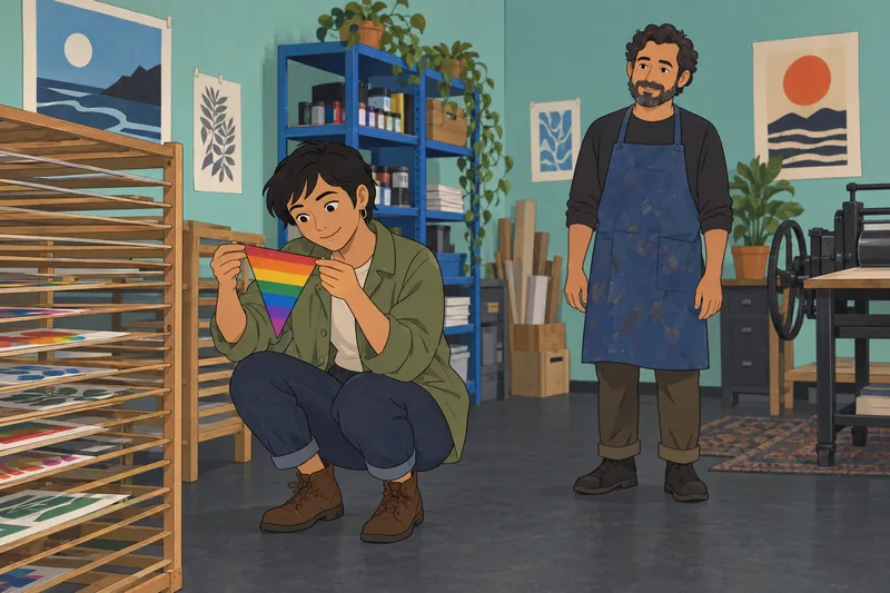 What Pride Flag guides this quiet workshop reflection.