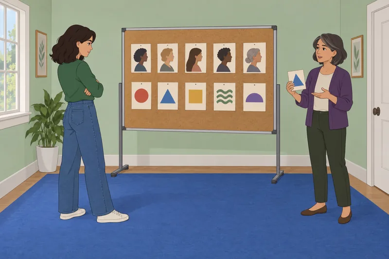 Quiz ¿Qué raza: reflexión visual en un aula.