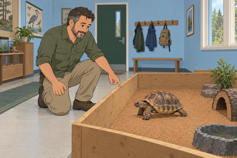 What Reptile Am quiz meets a patient tortoise.